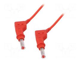 Connection cable | 32A | banana plug 4mm,both sides | Len: 1.5m | red