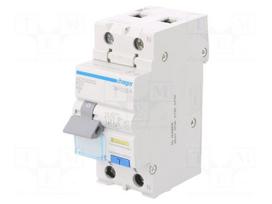 RCBO breaker | Inom: 20A | Ires: 30mA | Max surge current: 250A | IP20
