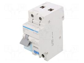 RCBO breaker | Inom: 25A | Ires: 30mA | Max surge current: 250A | IP20