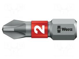 Screwdriver bit | Phillips | PH2 | 1/4" | Overall len: 25mm | BiTorsion