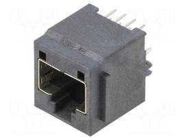 Connector: RJ45 | socket | PIN: 8 | straight | on PCBs | THT | gold-plated