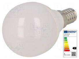 LED lamp | E14 | white cold | 230VAC | 470lm | P: 5.5W | 6500K | CRImin: 80
