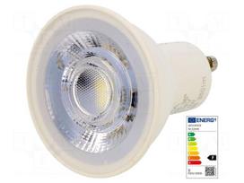 LED lamp | white cold | GU10 | 230VAC | 350lm | P: 5W | 36° | 6500K