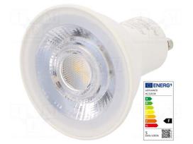 LED lamp | neutral white | GU10 | 230VAC | 350lm | P: 5W | 36° | 4000K