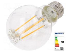 LED lamp | E27 | white warm | 230VAC | 1055lm | P: 7.5W | 2700K | CRImin: 80