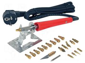 Soldering iron: with htg elem | Power: 30W | 230V