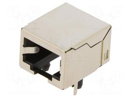 Connector: RJ45 | socket | data transfer | PIN: 8 | shielded | 8p8c | THT