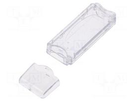 Enclosure: for USB | X: 23mm | Y: 71mm | Z: 8.7mm | polycarbonate