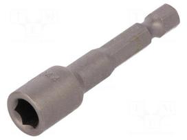 Screwdriver bit | 6-angles socket | 1/4" | HEX 13mm