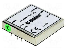 Converter: DC/DC | 36W | Uin: 9÷36VDC | Uout: 24VDC | Iout: 1.5A | OUT: 1