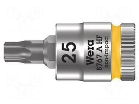 Socket: Torx®-bit | TX25 | 1/4" | 28mm | Chrom-vanadium steel | Zyklop