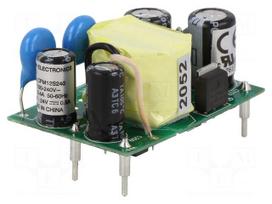 Converter: AC/DC | 12W | Uin: 90÷264VAC,120÷370VDC | Uout: 24VDC | 87%