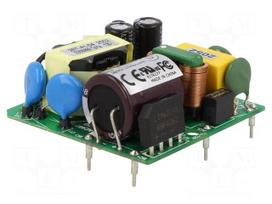 Converter: AC/DC | 40W | Uin: 90÷264VAC,120÷370VDC | Uout: 24VDC | 90%