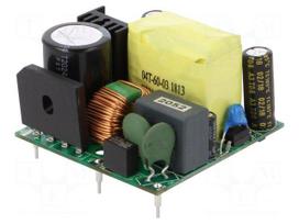 Converter: AC/DC | 60W | Uin: 90÷264VAC,120÷370VDC | Uout: 15VDC | 88%