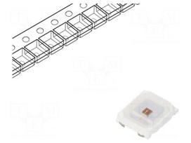 LED | Case (mm): 2835 | 120° | flat | 1.8÷2.6VDC | 2.8x3.5x0.65mm