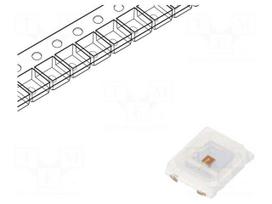 LED | Case (mm): 2835 | 120° | flat | 1.8÷2.4VDC | 2.8x3.5x0.65mm