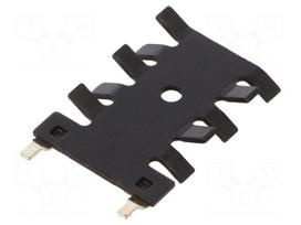 Heatsink: extruded | flat | TO220 | black | L: 31.8mm | W: 22.2mm | H: 6.4mm