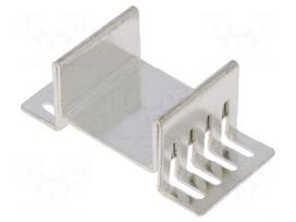 Heatsink: extruded | U | TO263 | silver | L: 12.7mm | W: 26.2mm | H: 10.2mm
