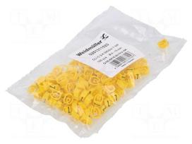 Markers | Marking: 7 | 4÷10mm | PVC | yellow | -30÷80°C | leaded | CLI C