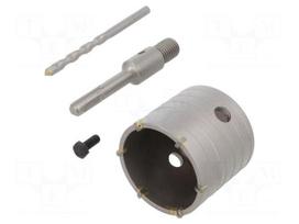 Hole saw | Ø: 65mm | concrete,brick type materials,wall