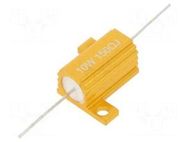 Resistor: wire-wound | 150Ω | with heatsink | 10W | ±5% | 50ppm/°C