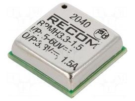 Converter: DC/DC | Uin: 5÷60VDC | Uout: 3.3VDC | Iout: 1.5A | SMT | OUT: 1