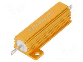 Resistor: wire-wound | with heatsink | 3.3Ω | 50W | ±5% | 50ppm/°C