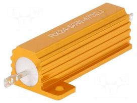 Resistor: wire-wound | with heatsink | 470Ω | 50W | ±1% | 30ppm/°C