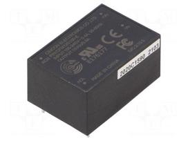 Converter: AC/DC | 12W | Uin: 90÷264VAC,120÷370VDC | Uout: 15VDC | 85%