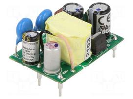Converter: AC/DC | 12W | Uin: 90÷264VAC,120÷370VDC | Uout: 5VDC | 80%
