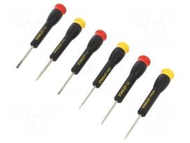 Screwdriver: precision-set | precision | Phillips,slot | 6pcs.