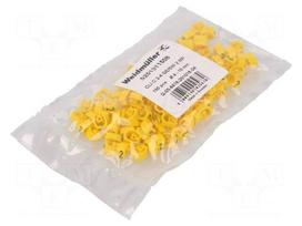 Markers | Marking: 2 | 4÷10mm | PVC | yellow | -30÷80°C | leaded | CLI C