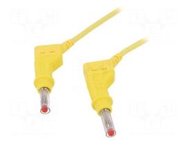 Test lead: single | 32A | banana plug 4mm,both sides | Urated: 600V