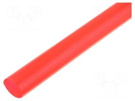 Heat shrink sleeve | glueless | 2: 1 | 3.2mm | L: 1m | red | polyolefine