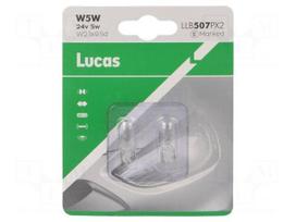 Automotive | W2,1x9,5d | 5W | 24V | transparent | LLB | trucks | W5W