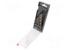 Drill set | for metal | high speed steel grounded HSS-G | 6pcs.