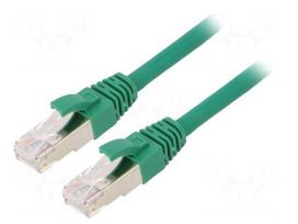 Patch cord | S/FTP | Cat 6a | RJ45 plug,both sides | stranded | Cu