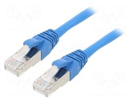 Patch cord | S/FTP | Cat 6a | RJ45 plug,both sides | stranded | Cu