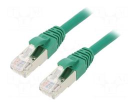 Patch cord | S/FTP | Cat 6a | RJ45 plug,both sides | stranded | Cu