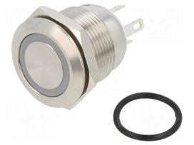Switch: vandal resistant | Pos: 2 | SPST-NO | 0.5A/220VAC | 2A/36VDC
