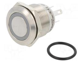 Switch: vandal resistant | Pos: 2 | SPST-NO | 0.5A/220VAC | 2A/36VDC