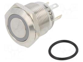 Switch: vandal resistant | Pos: 2 | SPST-NO | 0.5A/220VAC | 2A/36VDC