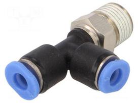 Push-in fitting | T-tap splitter | -0.95÷10bar | Thread: R 1/8"