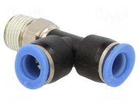 Push-in fitting | T-tap splitter | -0.95÷10bar | Thread: R 1/8"