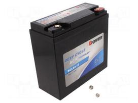 Re-battery: acid-lead | 12V | 24Ah | AGM | maintenance-free,right +