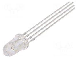 LED | RGB | 5mm | 8° | Front: convex | 2.1÷2.6/3.1÷3.6/3.1÷3.6VDC | round