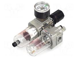 Air preparation set | 1200l/min | Working press: max.10bar | 5um