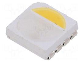 Power LED | RGBW | EMITER | 115° | 20mA | 400mW | 5x5x1.6mm | SMD | 19÷21lm