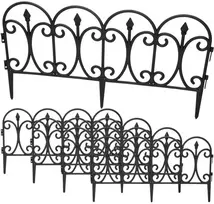 PLASTIKINĖ SODO TVORELĖ JUODA 59x33CM 4 PANELĖS KINZO 261225