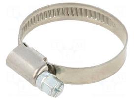 Cable tie | Ø: 24÷40mm | W: 9mm | Material: chrome steel AISI 430